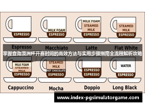 掌握查询澳洲杯开赛时间的高效方法与实用步骤指南全流程解析攻略